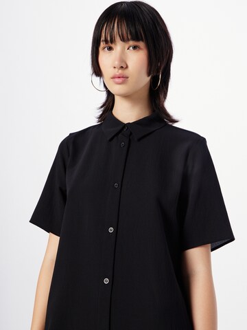 Monki Shirt Dress in Black