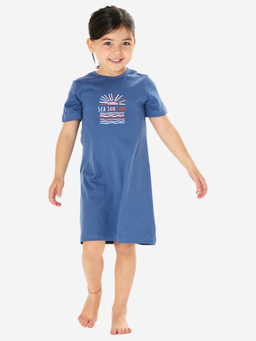Pyjama ' Nightwear ' SCHIESSER en bleu : devant