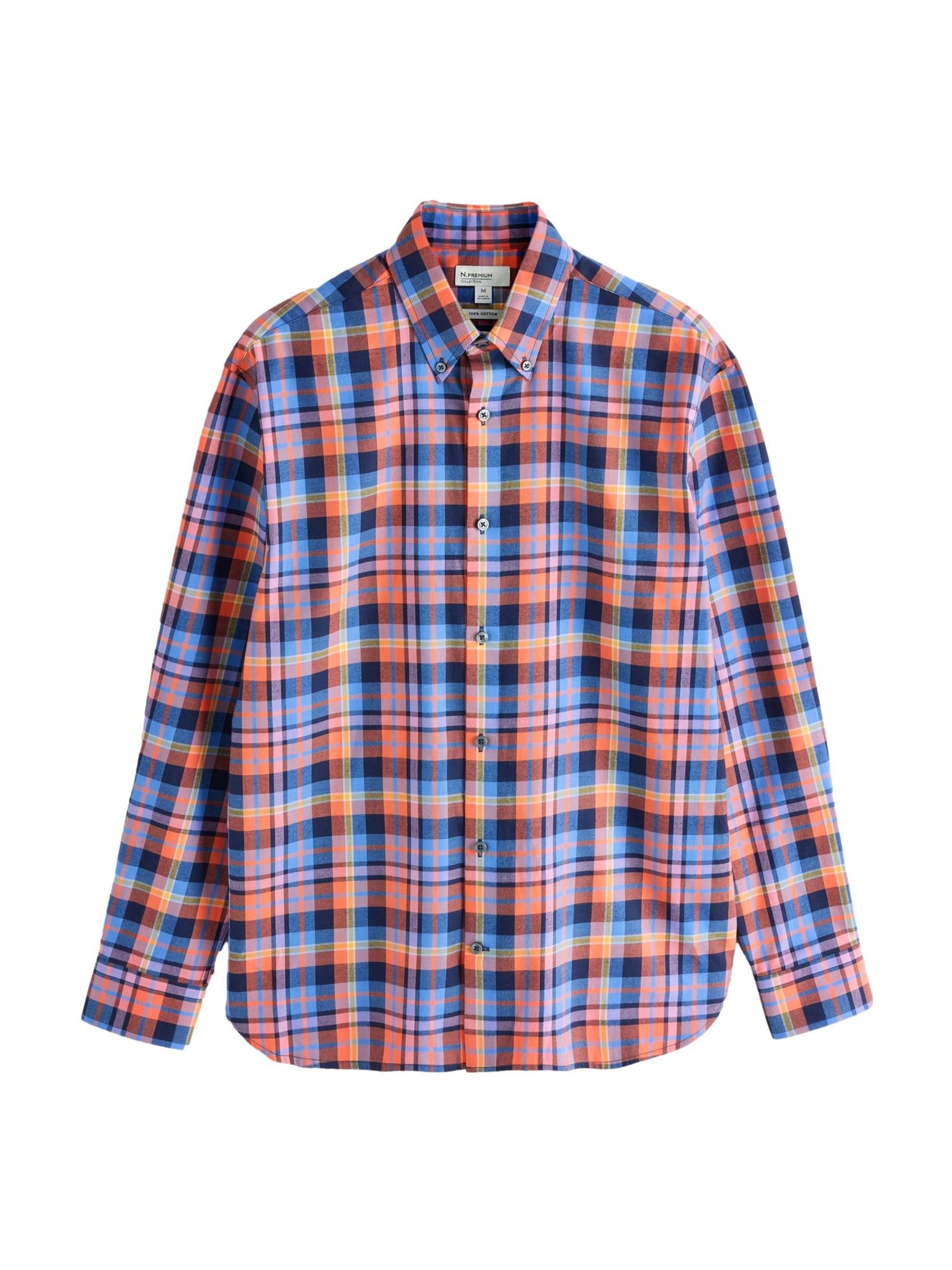 Next Overhemd in Blauw: voorkant