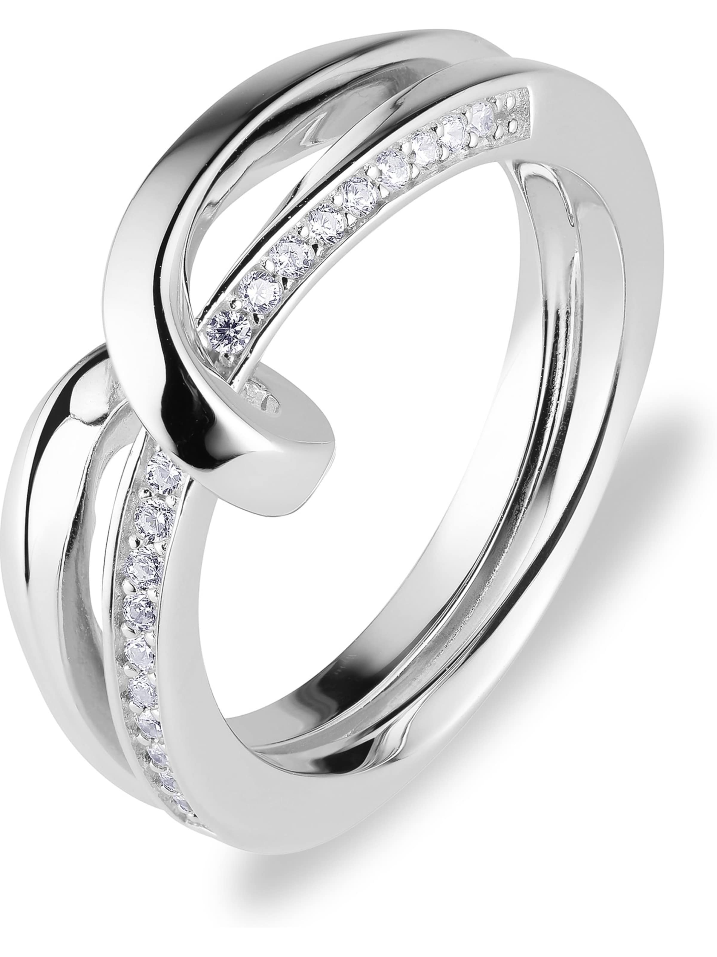 JETTE Ring in Silber: Vorderseite