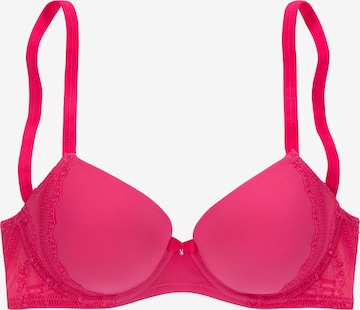 LASCANA T-shirt Bra in Pink: front