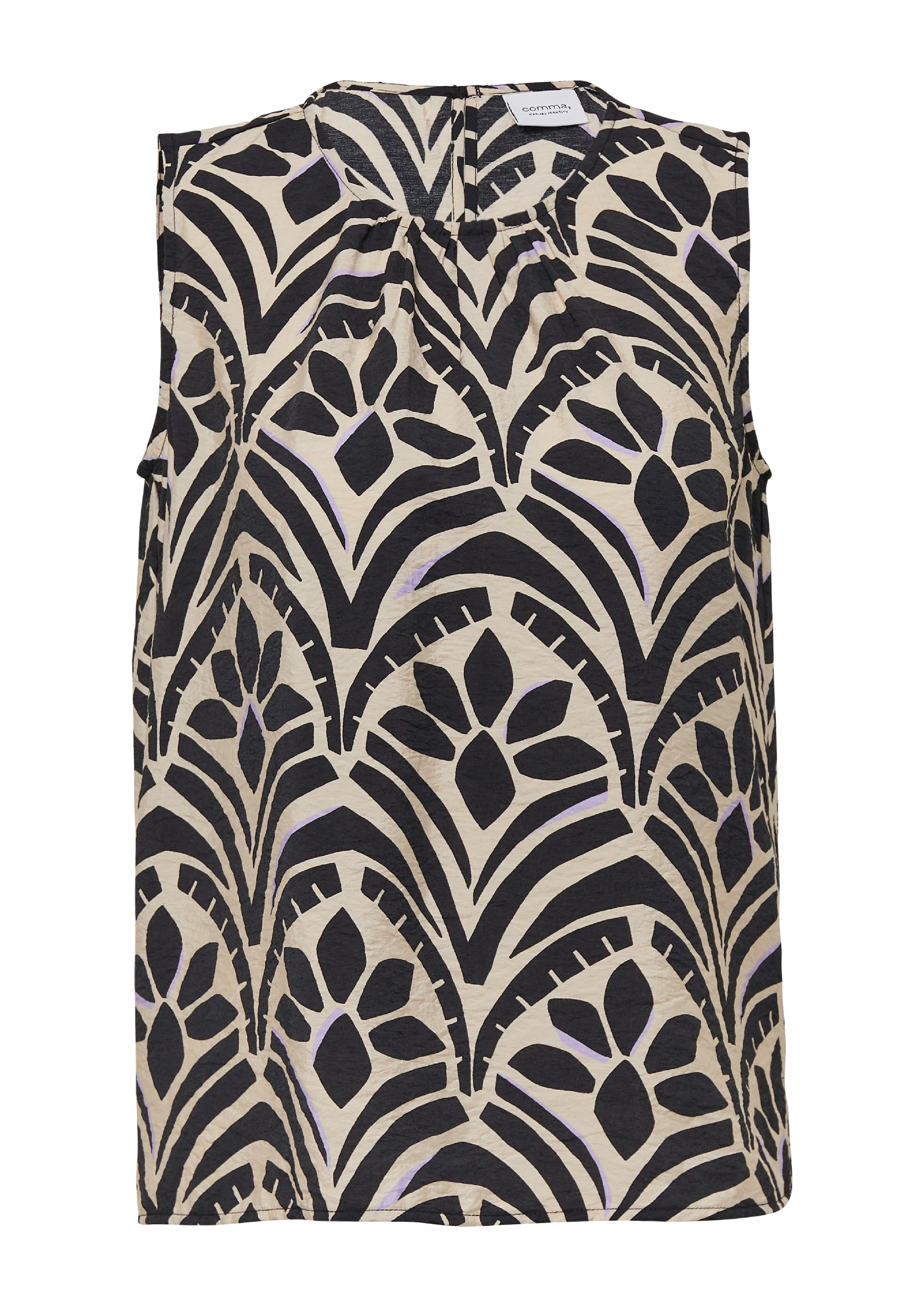 comma casual identity Blouse in Black: front