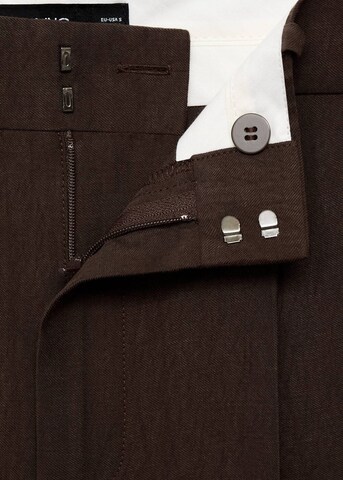MANGO Regular Hose 'Verona' in Braun