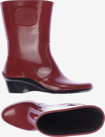 Salvatore Ferragamo Dress Boots in 40,5 in Red: front