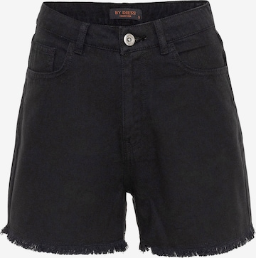 juoda By Diess Collection Standartinis Kelnės: priekis