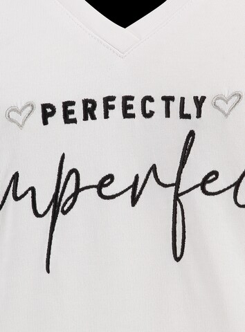 Key Largo T-shirt 'PERFECTLY' i vit