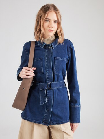 Veste mi-saison COMMA en bleu : devant