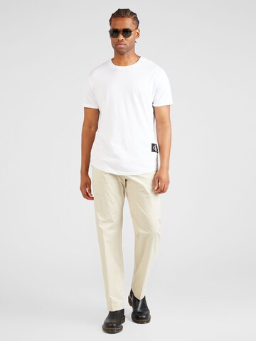 Regular Pantalon chino Calvin Klein en beige