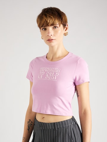 Cotton On T-shirt i lila: framsida