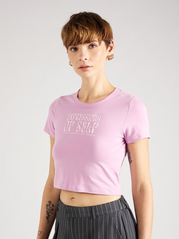 Cotton On - Camiseta en lila: frente