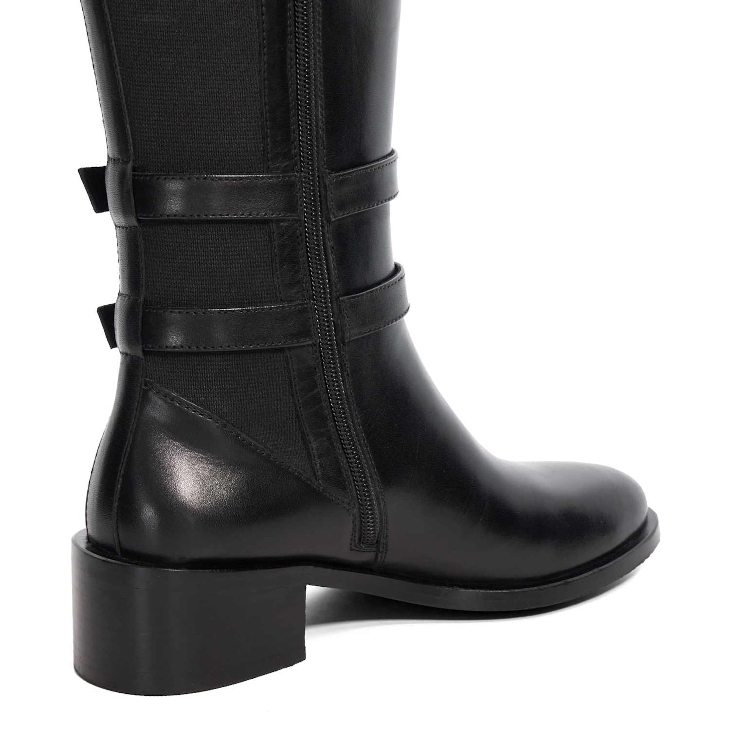 Dune LONDON Stiefel 'Tatter' in Schwarz