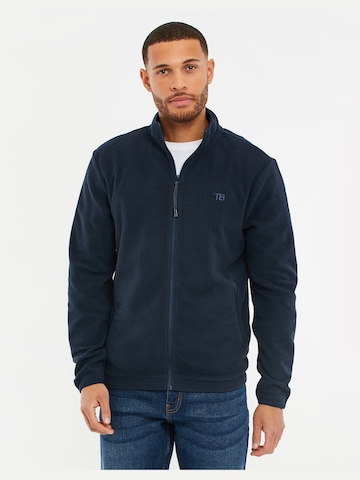 Threadbare Fleece jacket 'Pendle' in Blue: front