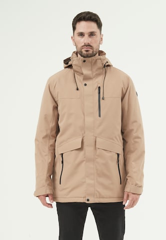 Whistler Outdoor jacket 'Buron' in Beige: front