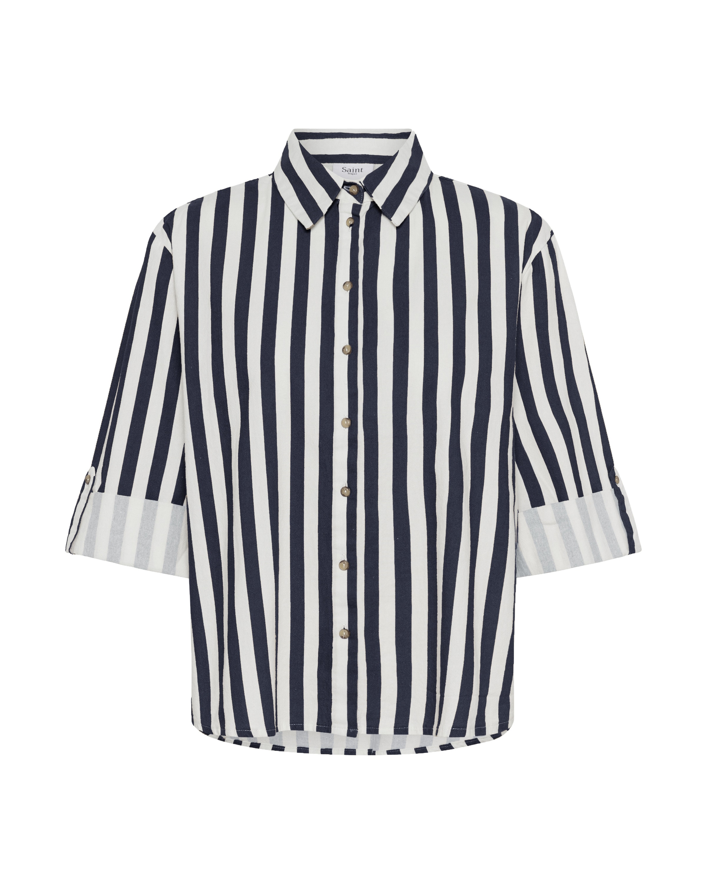 SAINT TROPEZ Blouse 'Zalinda' in Blauw: voorkant