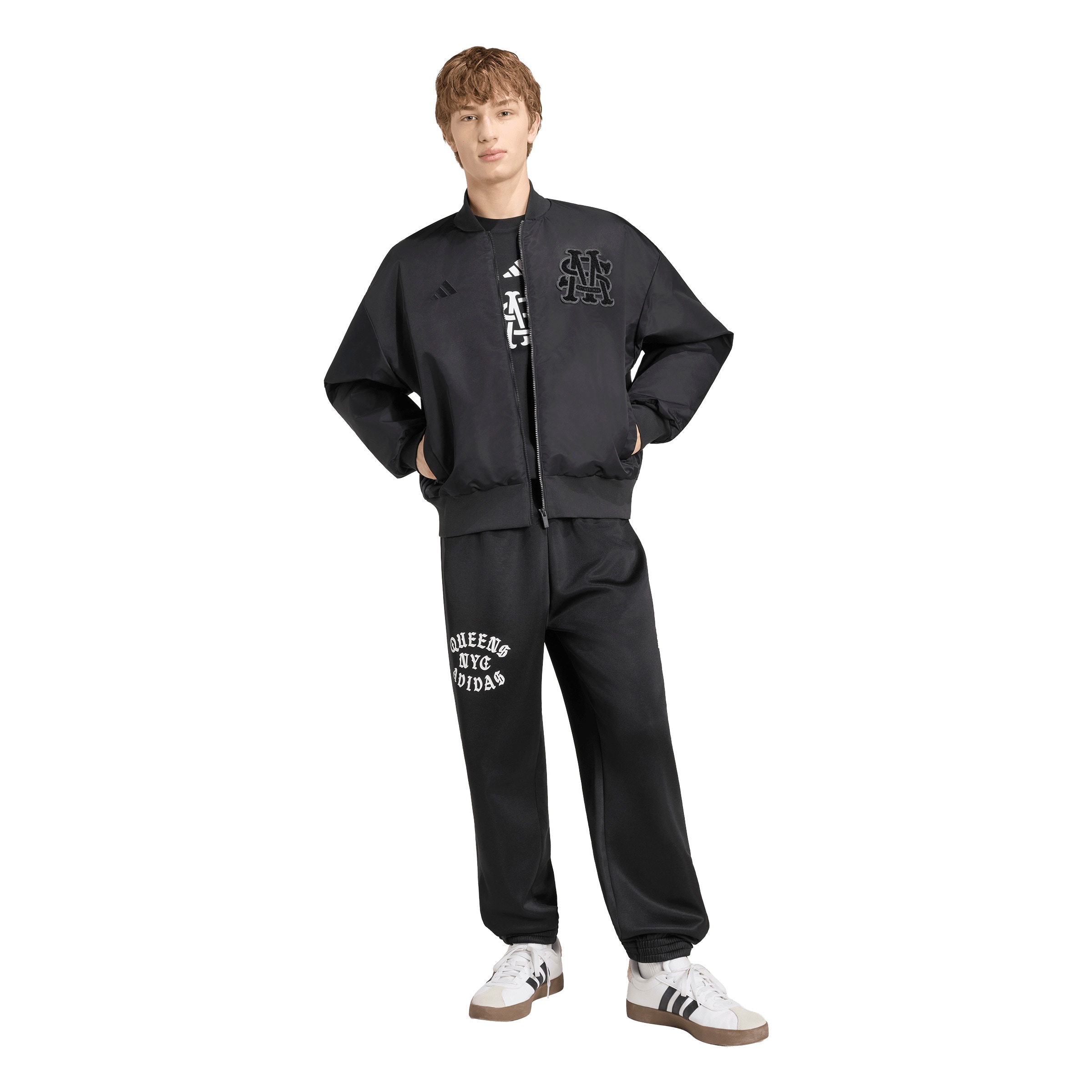ADIDAS SPORTSWEAR Спортно яке 'DNY SM' в черно