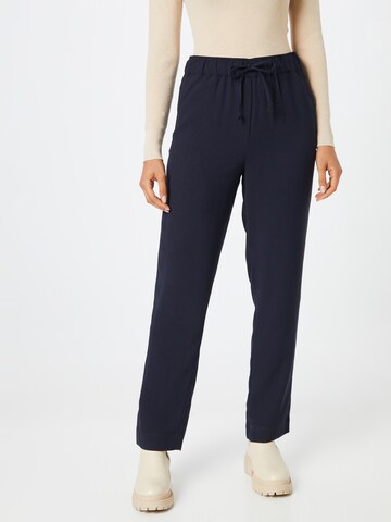 SOAKED IN LUXURY Tapered Hose 'Shirley' in Blau: predná strana