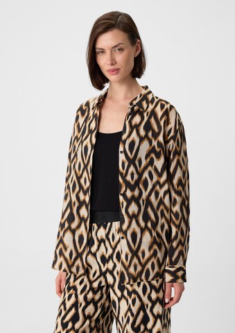 COMMA Bluse in Braun: Vorderseite