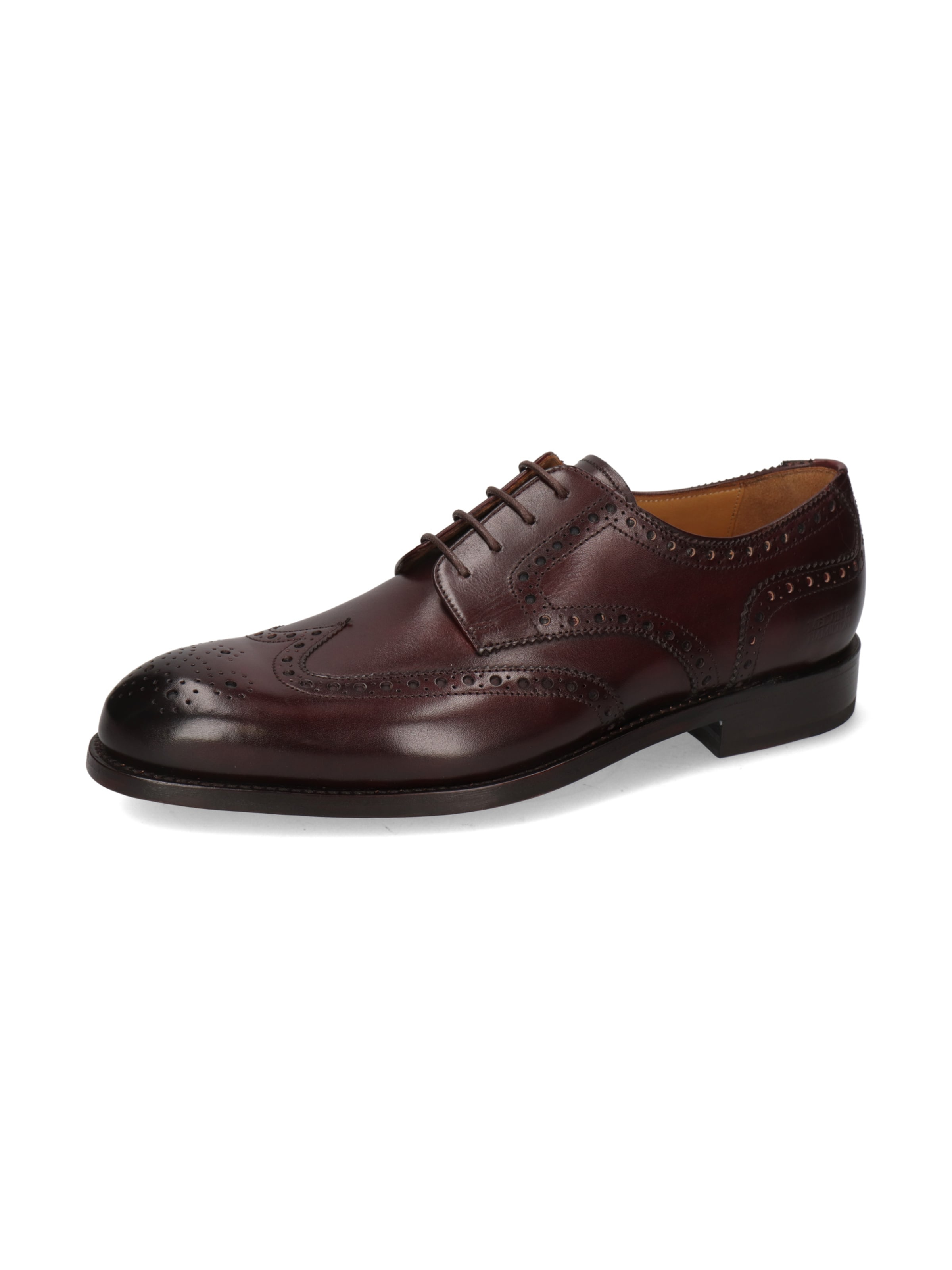 MELVIN & HAMILTON Lace-Up Shoes 'Benet 4' in Red: front