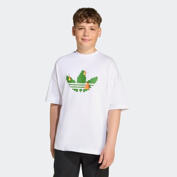 ADIDAS ORIGINALS Shirt in White: front