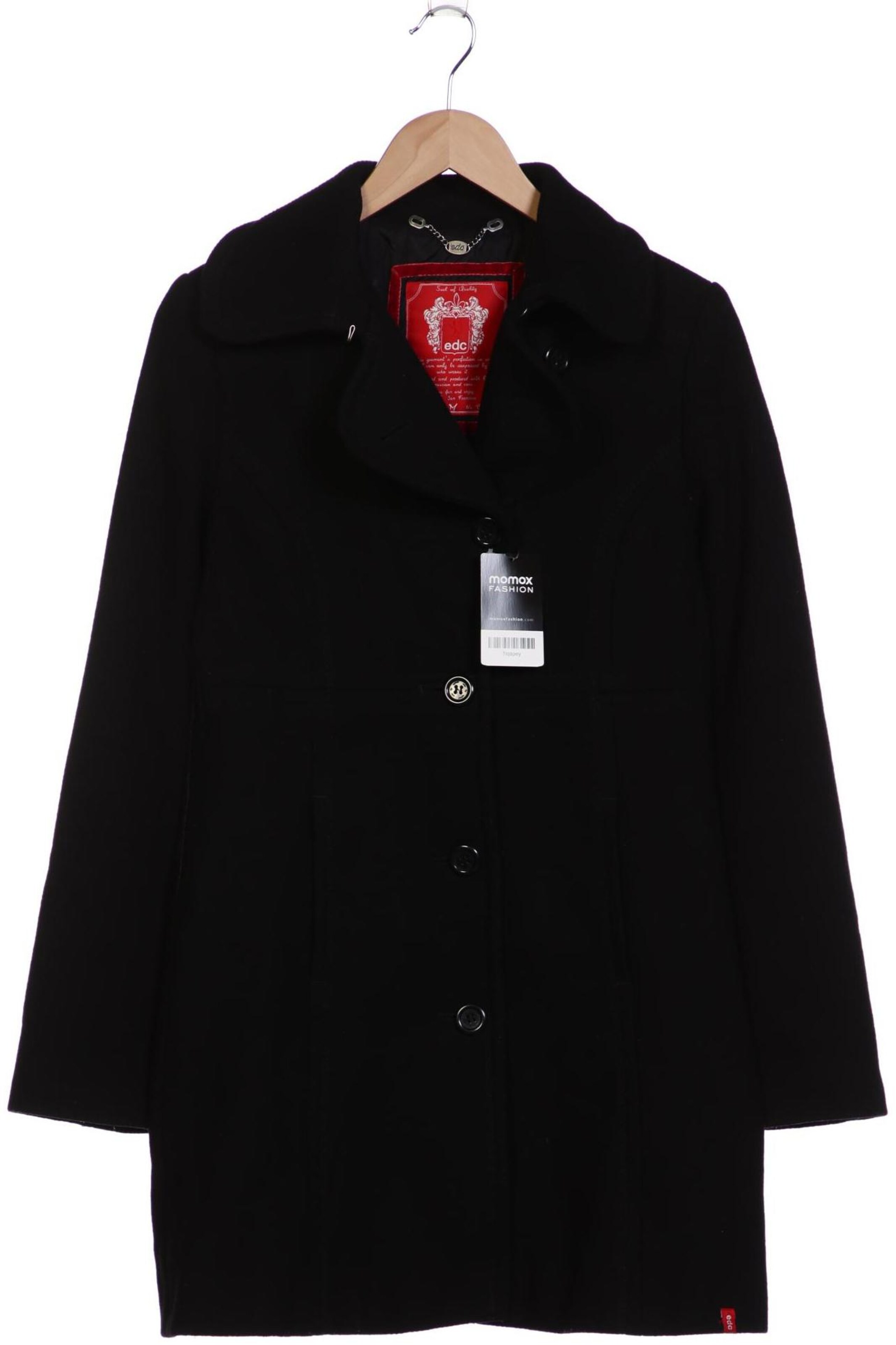 EDC BY ESPRIT Jacket & Coat in M in Black: front