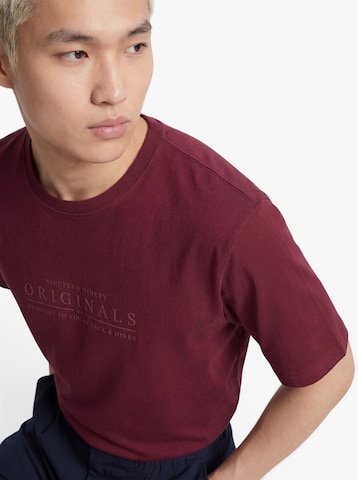 JACK & JONES - Camisa 'JORCATSKILLS' em vermelho