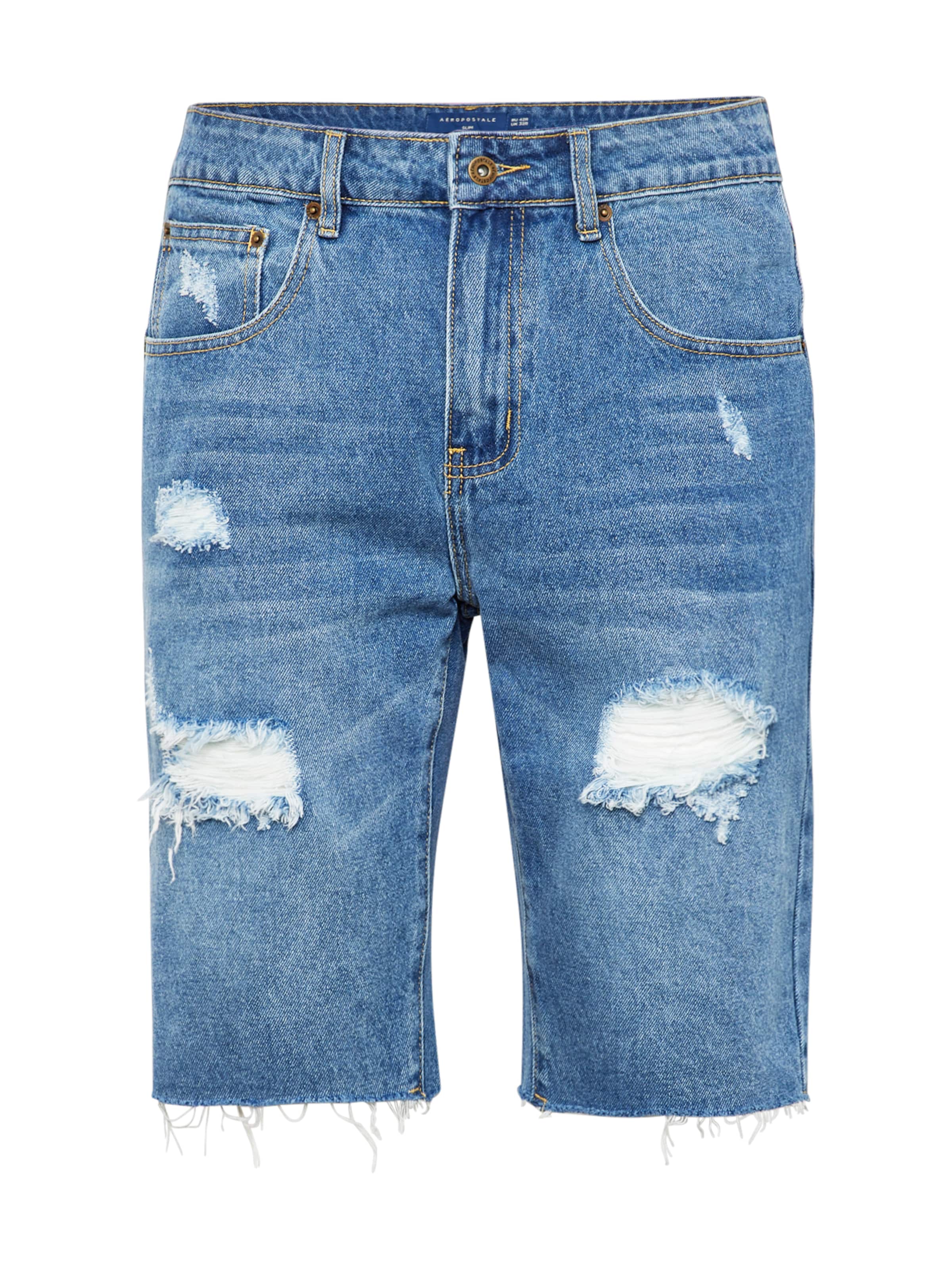 AÉROPOSTALE - regular Vaquero en azul: frente