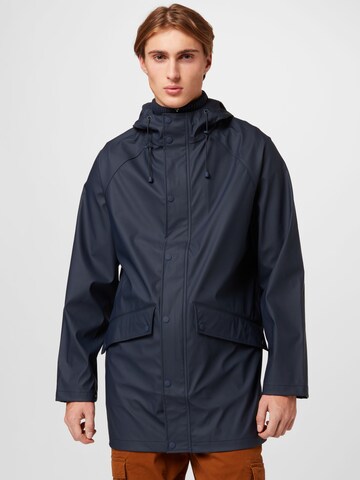 !Solid Between-Season Jacket 'Devron' in Blue: front