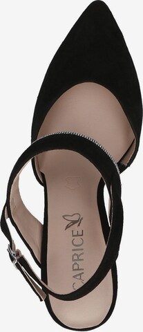 CAPRICE Slingpumps in Zwart