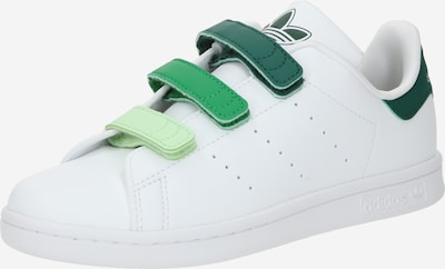 ADIDAS ORIGINALS Baskets 'STAN SMITH' en vert / vert clair / vert foncé / blanc, Vue avec produit