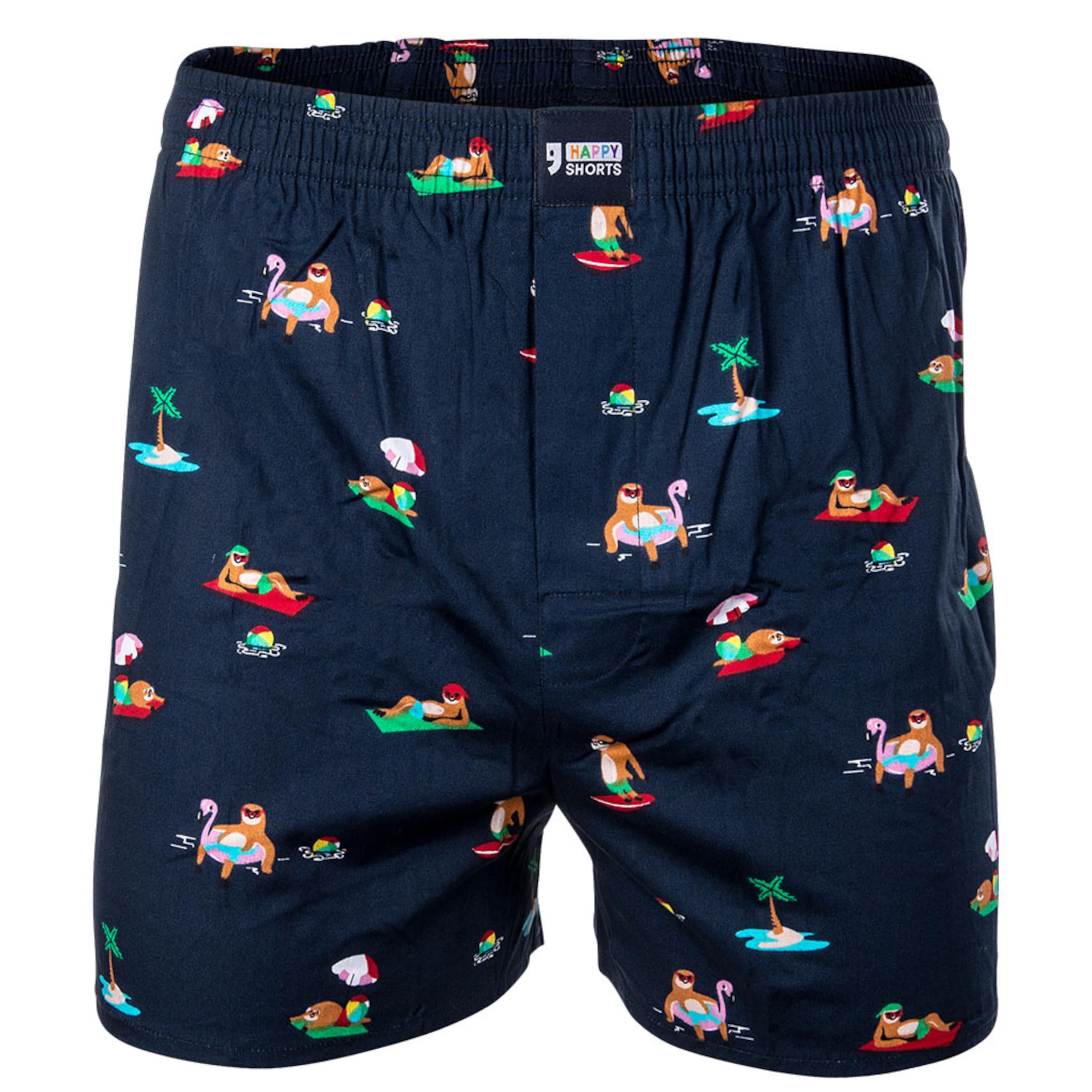 Happy Shorts Bokserki w kolorze niebieski: przód