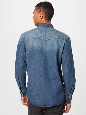 Redefined Rebel Regular fit Overhemd 'Jeremy' in Blauw