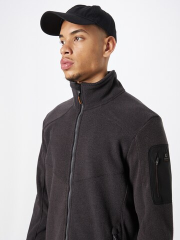 KILLTEC Athletic Fleece Jacket 'KOW 28' in Grey