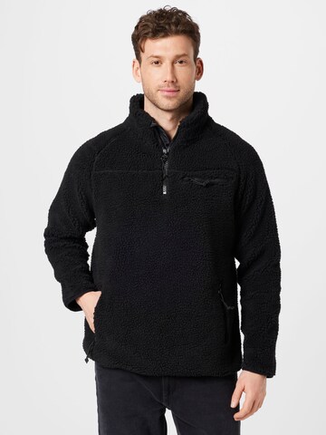 Brandit Пуловер в черно: отпред