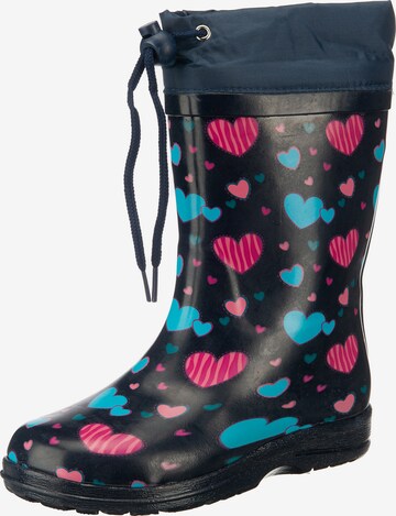 BECK Rubber Boots in Blue: front