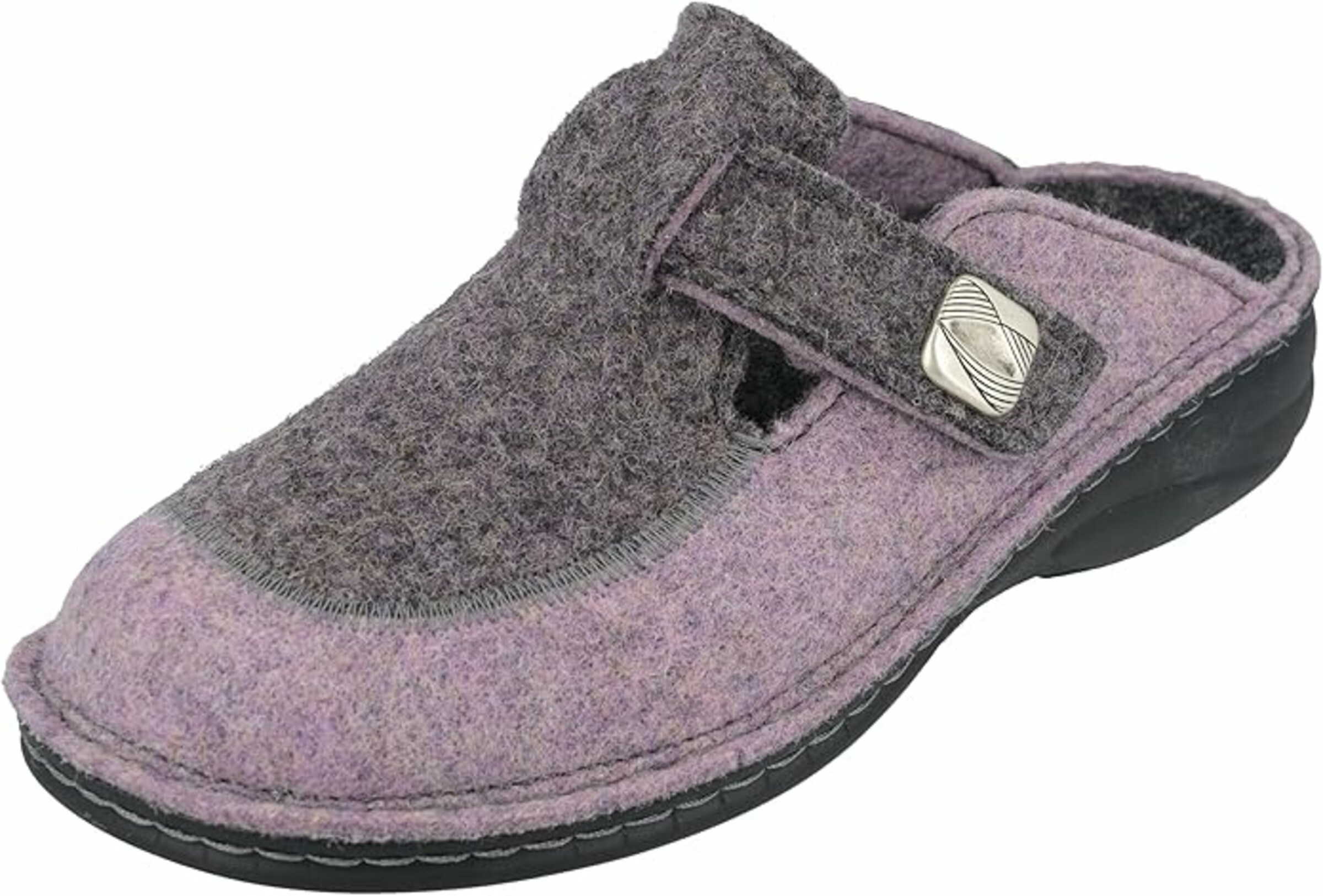 Finn Comfort Pantolette in Grau: Vorderseite