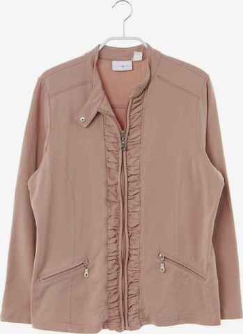 Laura Kent Sweatjacke L in Beige: predná strana