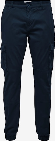 Only & Sons Cargo Pants 'Cam Stage' in Blue: front