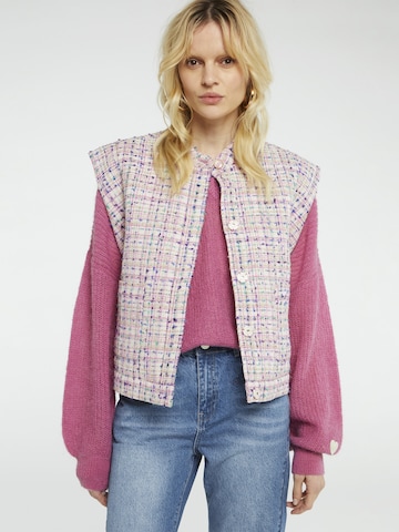 Fabienne Chapot Vest 'Twiggy' in Pink: front