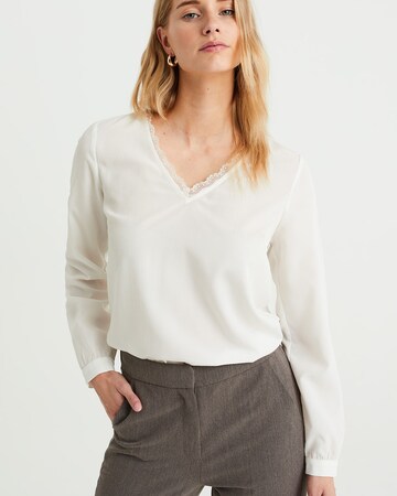 Camicia da donna di WE Fashion in bianco