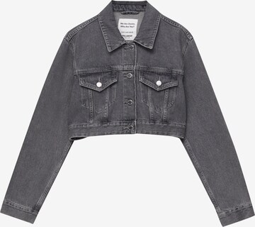 Veste mi-saison Pull&Bear en gris : devant