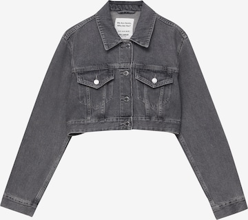 Veste mi-saison Pull&Bear en gris : devant