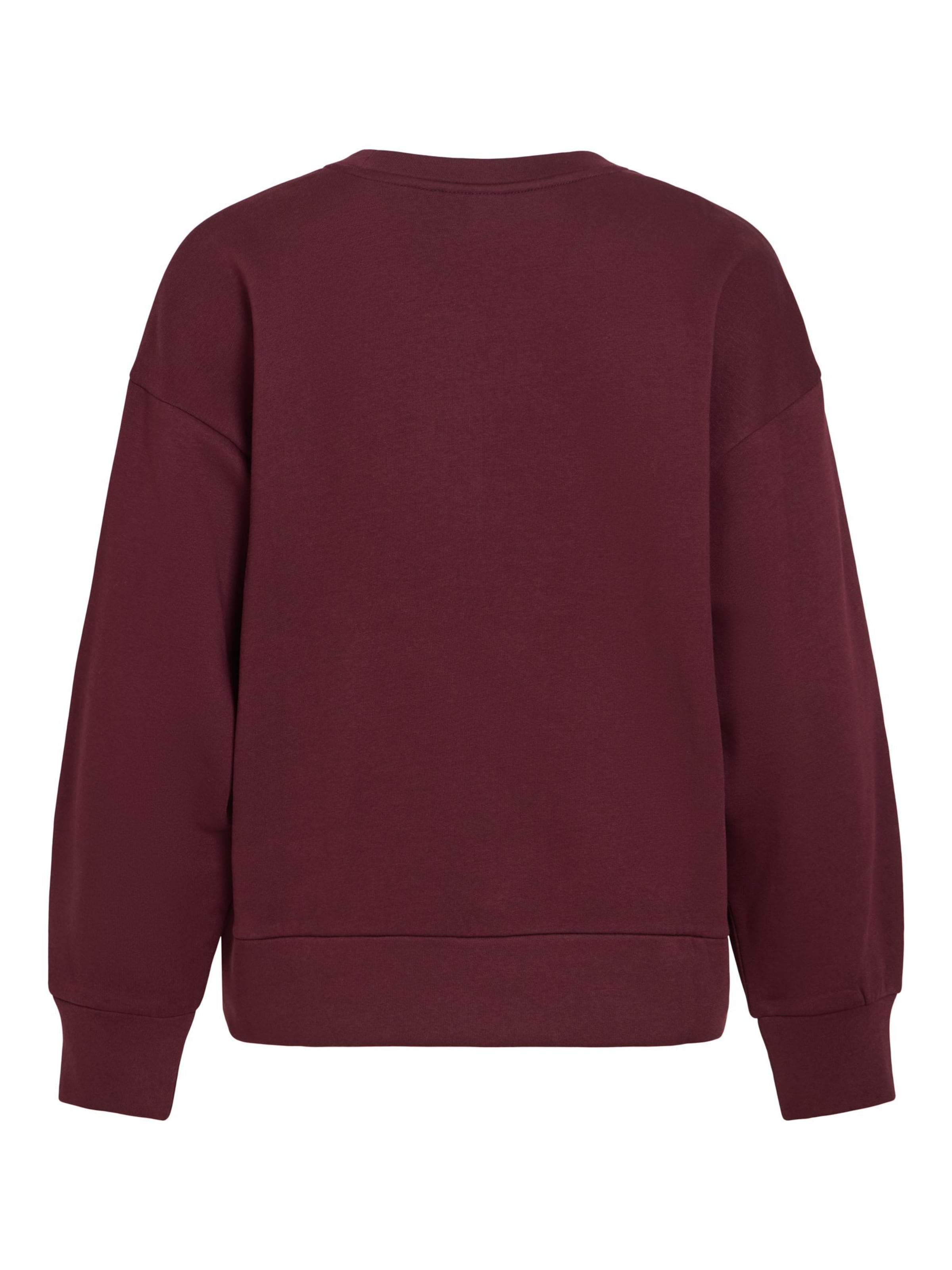 VILA Sweatshirt 'VIVera' in Rood