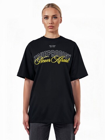 trueprodigy Shirt ' Mas F ' in Zwart: voorkant