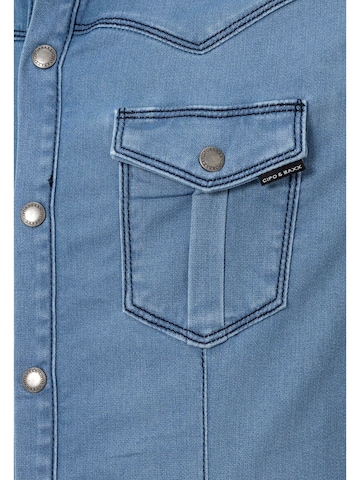 CIPO & BAXX Slim fit Overhemd 'CH189' in Blauw