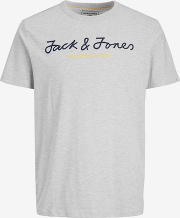 JACK & JONES Shirt 'Berg Upscaled' in Grijs: voorkant