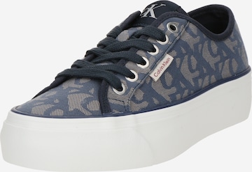 Calvin Klein Jeans Низкие кроссовки в Синий: спереди