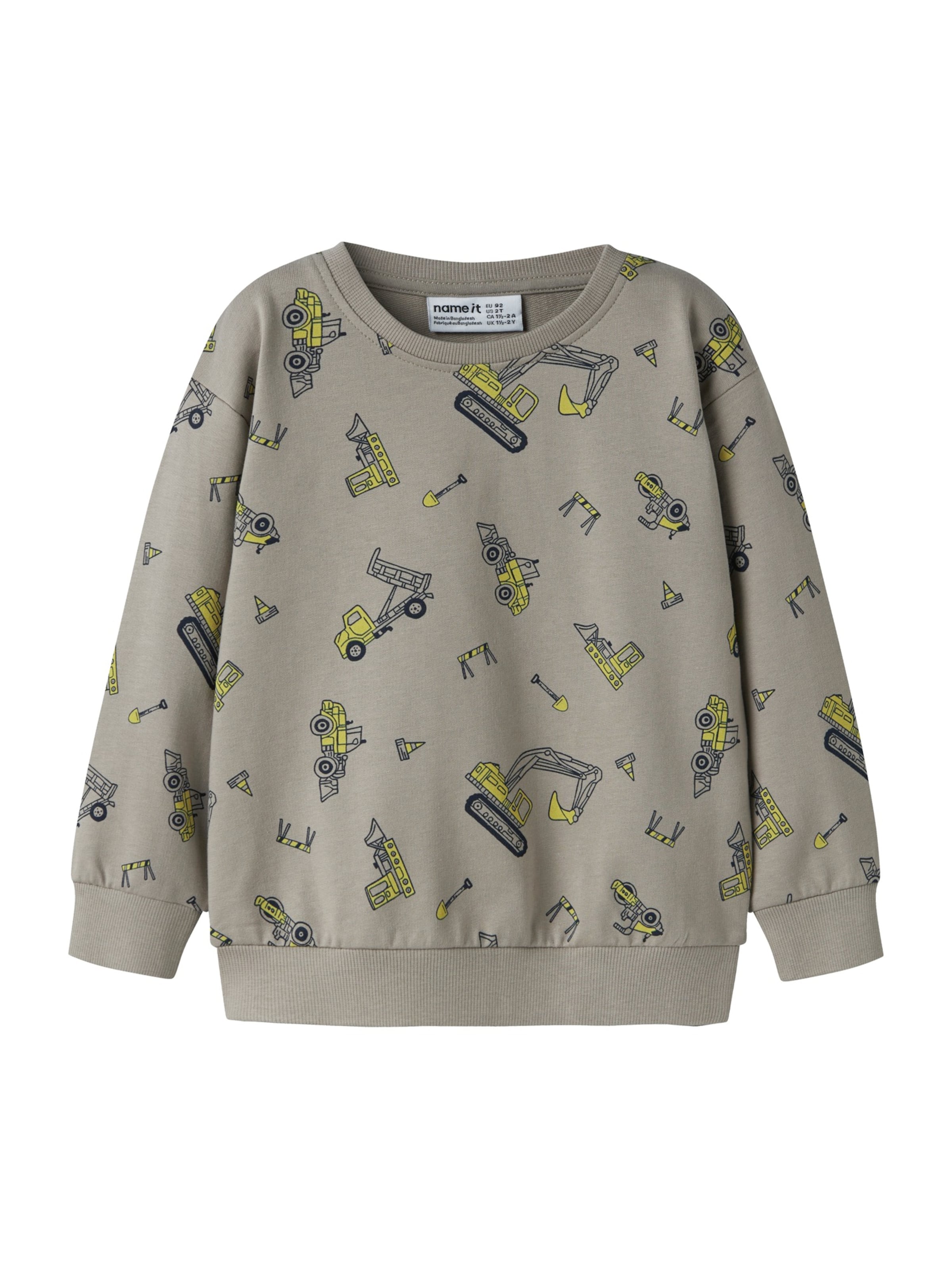 NAME IT Tréning póló 'NMMVILDAR' - szürke: elől