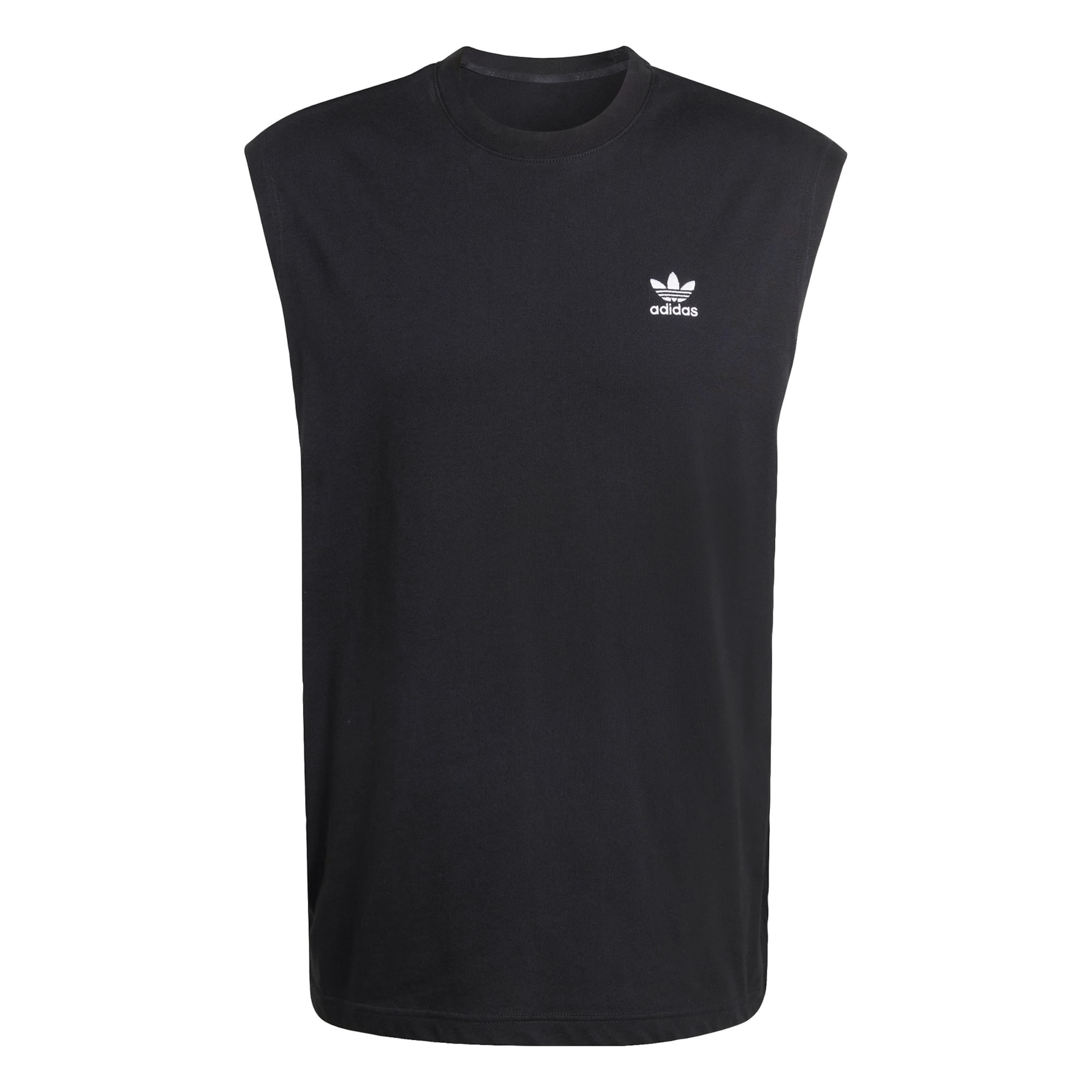 T-Shirt 'Trefoil Essentials' ADIDAS ORIGINALS en noir : devant