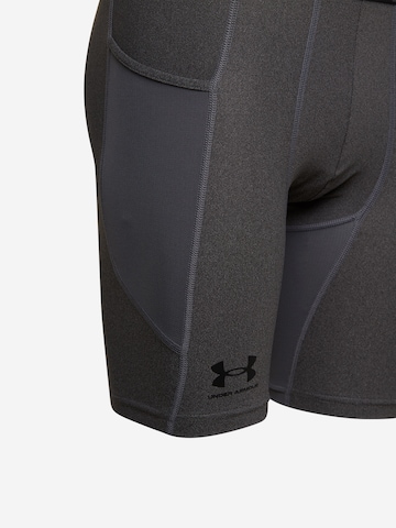 UNDER ARMOUR Skinny Workout Pants in Grey