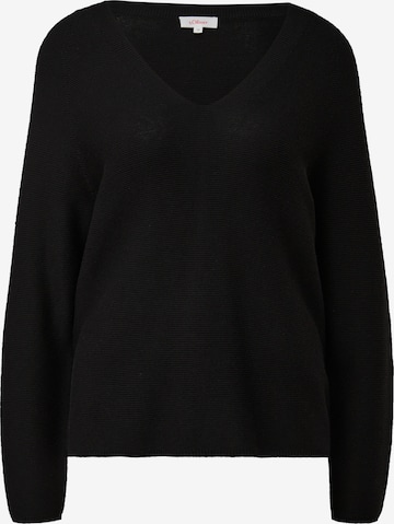 Pull-over s.Oliver en noir : devant